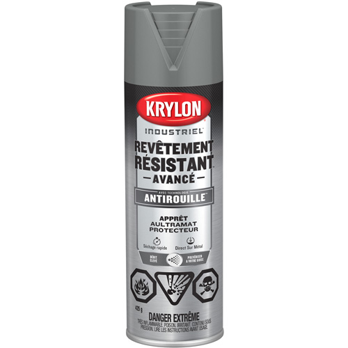 Peinture Tough Coat avec technologie Rust Barrier, Appr&ecirc;t gris, Ultra-mat, 425 g, Canette a&eacute;rosol Pathway Supply LP