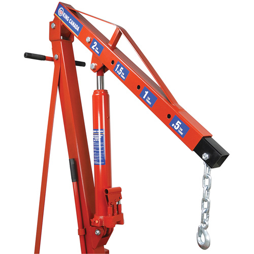 Grues d'atelier escamotables de 2 tonnes, Capacit&eacute; 4000 lb (2 tonnes) Pathway Supply LP