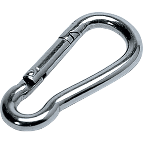 Zinc Plated Snap Hook, 260 lbs. (0.13 tons) Working Load Limit, 1/4" Size, 3/8" Eye Pathway Supply LP