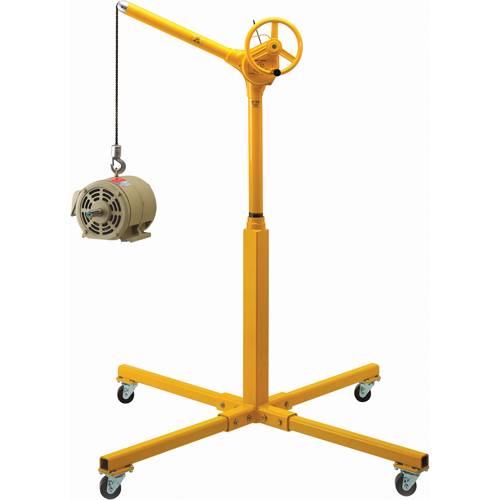 Tall Industrial Lifting Device with Mobile Base, 500 lbs. (0.25 tons) Capacity Pathway Supply LP