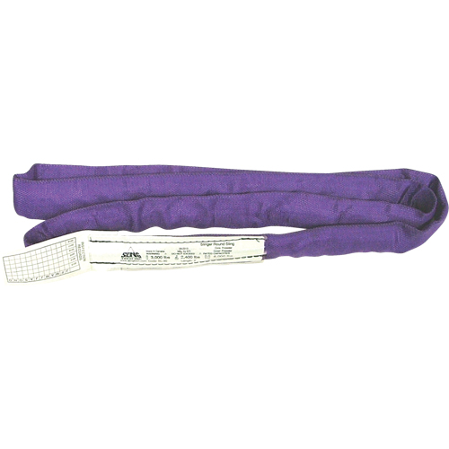 Round Slings, Purple, 2" W x 4' L, 3000 lbs. Vertical Load Pathway Supply LP
