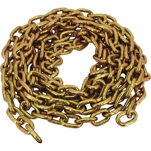 Grade 70 Imported Transport Chain, Carbon Steel, 5/16" x 275' (83.8 m) L, Grade 70, 4700 lbs. (2.35 tons) Load Capacity Pathway Supply LP