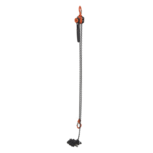 Mini palan &agrave; levier, Lev&eacute;e 15', Cabacit&eacute; 1000 lb (0,5 tonne), Chaîne en Acier Pathway Supply LP