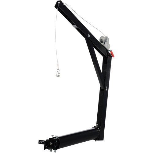 Hitch Mounted Truck Jib Crane, 600 lbs. (0.3 tons) Capacity, 84-5/8" Max. Clearance Pathway Supply LP