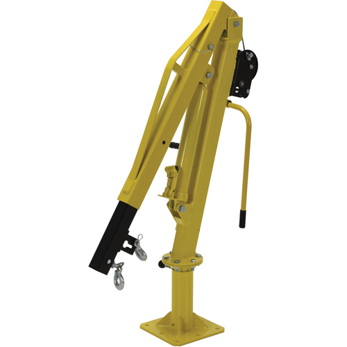 Winch Operated Truck Jib Crane, 500 lbs. (0.25 tons) Capacity, 102' Max. Clearance Pathway Supply LP