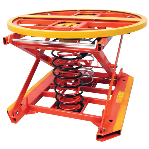 Spring Operated Pallet Positioner and Leveler, 43-1/2" L x 43-1/2" W, 4500 lbs. Cap. Pathway Supply LP
