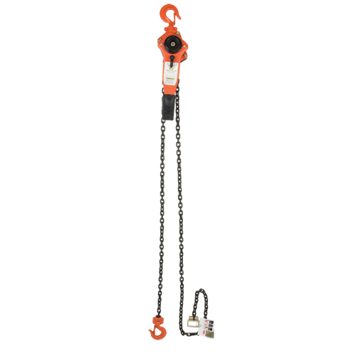 Lever Chain Hoist, 5' Lift, 3000 lbs. (1.5 tons) Capacity, Alloy Steel Chain Pathway Supply LP
