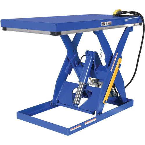 Hydraulic Scissor Lift Table, Steel, 60" L x 30" W, 3000 lbs. Cap. Pathway Supply LP