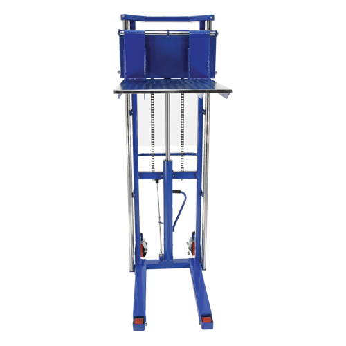 Gerbeur Hefti-Lift, M&eacute;canisme Pompe au pied, Capacit&eacute; de 1500 lb, Levage max de 63" Pathway Supply LP