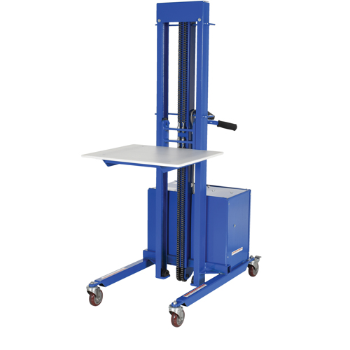 Gerbeur &agrave; levage rapide, M&eacute;canisme &eacute;lectrique, Capacit&eacute; de 400 lb, Levage max de 57" Pathway Supply LP