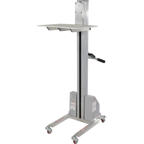 Gerbeur &agrave; levage rapide, M&eacute;canisme &eacute;lectrique, Capacit&eacute; de 175 lb, Levage max de 57" Pathway Supply LP