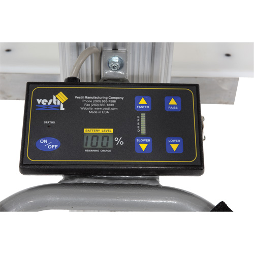 Gerbeur &agrave; levage rapide, M&eacute;canisme &eacute;lectrique, Capacit&eacute; de 175 lb, Levage max de 57" Pathway Supply LP