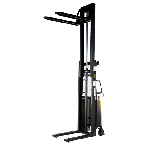 Gerbeur pour chariot &eacute;l&eacute;vateur, Fonctionnement &eacute;lectrique, Capacit&eacute; 2000 lb, Lev&eacute;e max 118" Pathway Supply LP