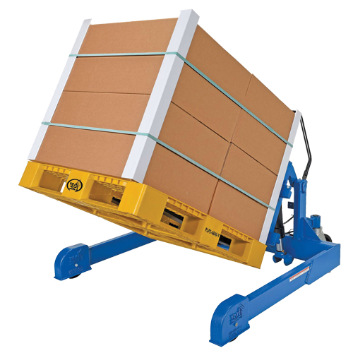 Basculeur ergonomique &agrave; chevauchement, Bascule 90°, Capacit&eacute;e 4000 lb, 72-13/16" lo x 57-1/4" la x 29-1/4" h Pathway Supply LP