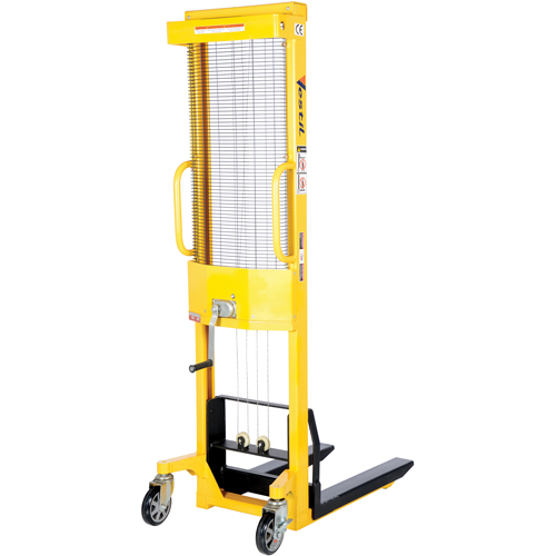 Manual Stacker, Hand Winch Operated, 770 lbs. Capacity, 60" Max Lift Pathway Supply LP