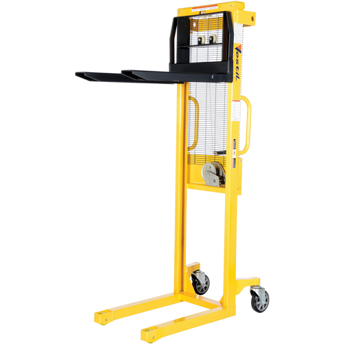 Manual Stacker, Hand Winch Operated, 770 lbs. Capacity, 60" Max Lift Pathway Supply LP