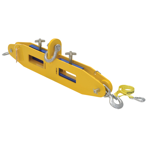 Forklift Lifting Beam, 7" x 2-1/2" Fork Pocket Pathway Supply LP