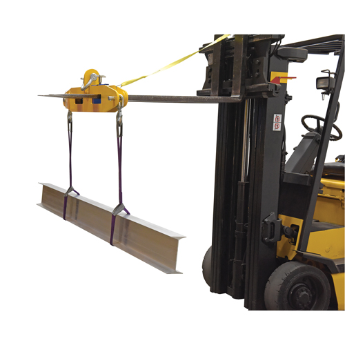 Forklift Lifting Beam, 7" x 2-1/2" Fork Pocket Pathway Supply LP