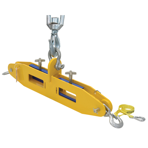 Forklift Lifting Beam, 7" x 2-1/2" Fork Pocket Pathway Supply LP