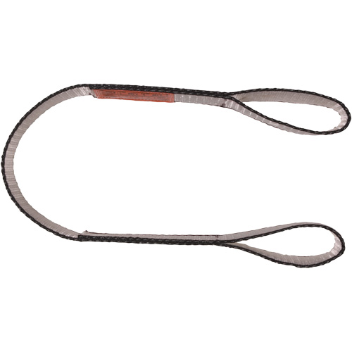 Polyester Web Sling, Double Ply, Double Eye, Type 3, 1" W x 4' L, 3100 lbs. Vertical Cap. Pathway Supply LP