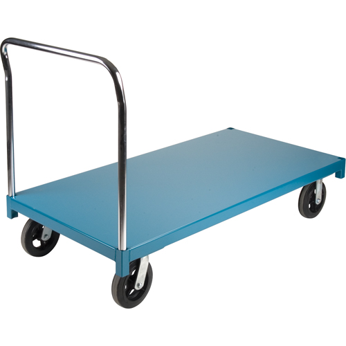 Heavy-Duty Platform Truck, 60" L x 30" W, 2000 lbs. Capacity, Rubber Casters Pathway Supply LP
