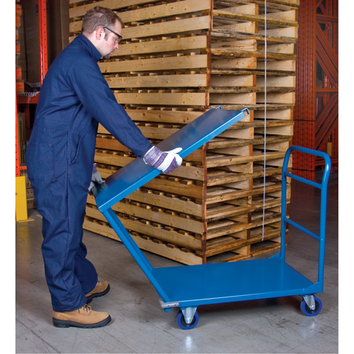Shelf & Platform Truck, Steel, 24" W x 36" D x 40" H, 1300 lbs. Platform Capacity Pathway Supply LP