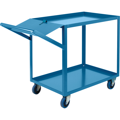 Order Picking Carts, 36" H x 24" W x 64" D, 2 Shelves, 1200 lbs. Capacity Pathway Supply LP