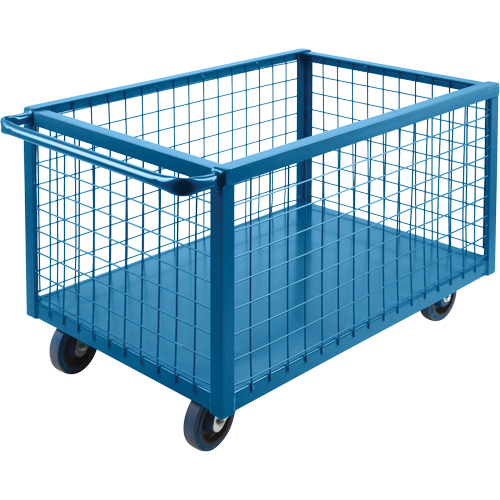 Caisson en treillis m&eacute;tallique, Acier, 51" lo x 24" la x 31,5" h, Volume 16 pi³, Capacit&eacute; 1200 lb Pathway Supply LP