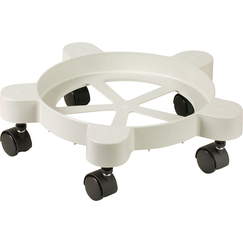 Lil'Dolly Pail Dollies, Plastic, 75 lbs. Capacity, 11" Diameter, Plastic Casters Pathway Supply LP
