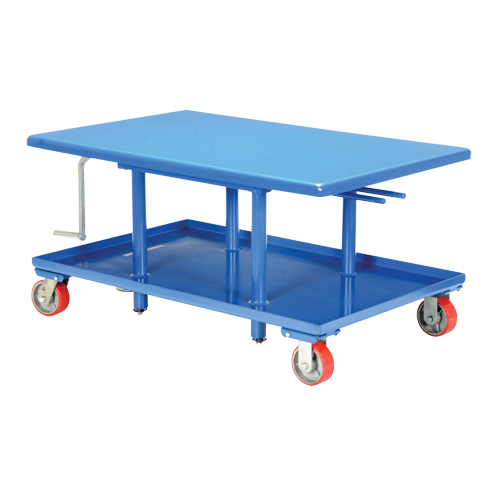 Table &eacute;l&eacute;vatrice &agrave; montant, 42" lo x 30" la, Acier, Capacit&eacute; 2000 lb Pathway Supply LP