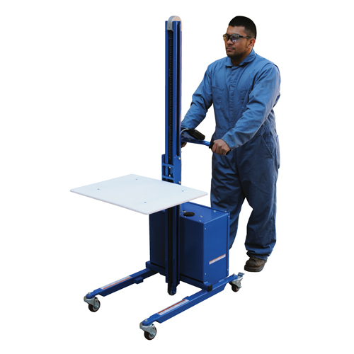 Quick Lift Platform Stacker, Electric Operated, 175 lbs. Capacity, 57" Max Lift Pathway Supply LP