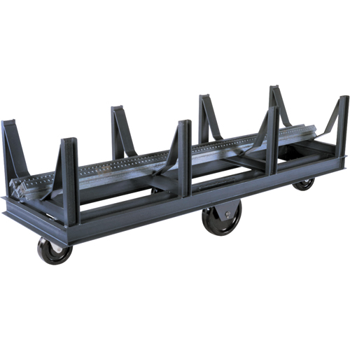 Bar Cradle Truck, 96" L x 28" W x 29" H, 10000 lbs. Capacity, Phenolic Wheels Pathway Supply LP