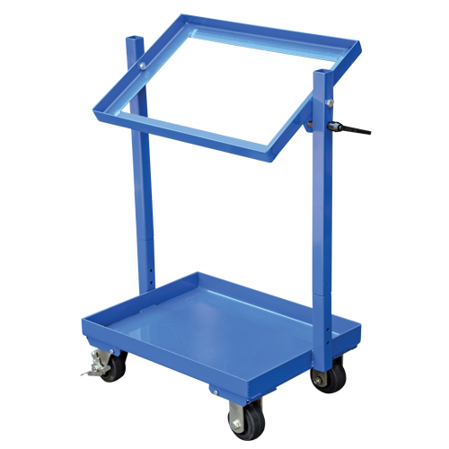 Stock Cart, Steel, 30-11/16" W x 19-1/4" D, 2 Shelves, 200 lbs. Capacity Pathway Supply LP