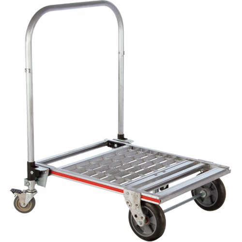 Chariot &agrave; plateforme repliable &agrave; quatre roues, Aluminium, 750 lb, 31" lo x 23-1/4" la, Hauteur 39" Pathway Supply LP