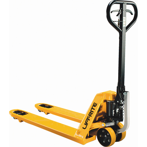 Power-Start Technology Pallet Trucks, Steel, 48" L x 27" W, 5000 lbs. Capacity Pathway Supply LP