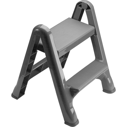 Escabeau repliable, 2 marches, 19-1/2" x 20-1/2" x Hauteur 22-3/4" Pathway Supply LP