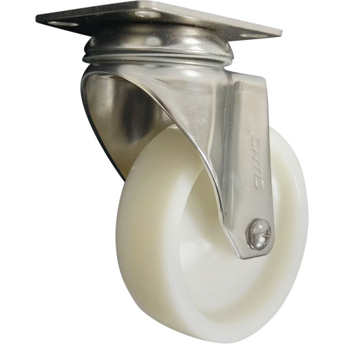 Roulette, Pivotant, 4" (101,6 mm), Nylon, 200 lb (91 kg) Pathway Supply LP