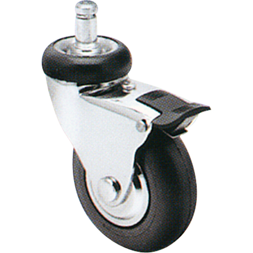 Comfort Roll Caster, Swivel with Brake, 2" (51 mm) Dia., 125 lbs. (57 kg.) Capacity Pathway Supply LP