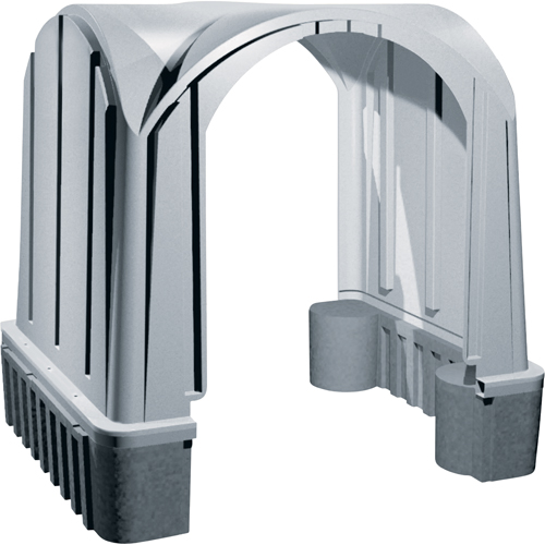 Outdoor Poly Shelters, 2 Walls, 7' L x 6' W x 7' H Pathway Supply LP