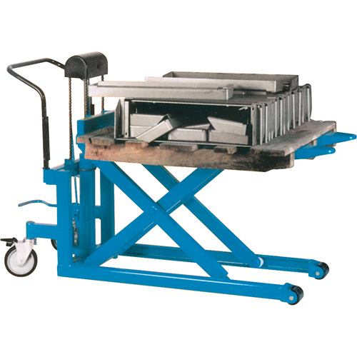 Hydraulic Skid Scissor Lift/Table, 42-1/2" L x 27" W, Steel, 2200 lbs. Capacity Pathway Supply LP