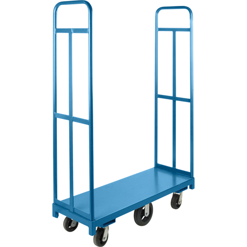 Chariot &agrave; plateforme U-Boat, 48" lo x 18" la x Capacit&eacute; 1500 lb, Roues en Caoutchouc Pathway Supply LP