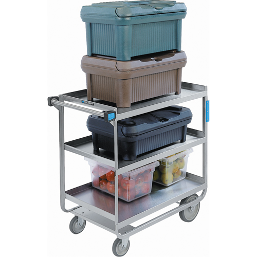 Heavy-Duty U Frame Carts, 3 Tiers, 23" W x 37-1/8 H x 38-5/8" D, 700 lbs. Capacity Pathway Supply LP