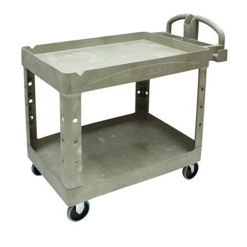 Heavy Duty Utility Cart - 4520-88, 2 Tiers, 25-1/4" x 39" x 44", 500 lbs. Capacity Pathway Supply LP