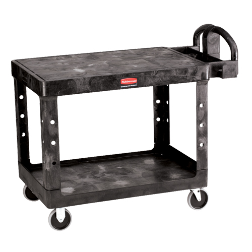 Flat Shelf Heavy Duty Utility Cart - 4525-00, 2 Tiers, 25-7/8" x 33-3/10" x 43-9/10", 500 lbs. Capacity Pathway Supply LP