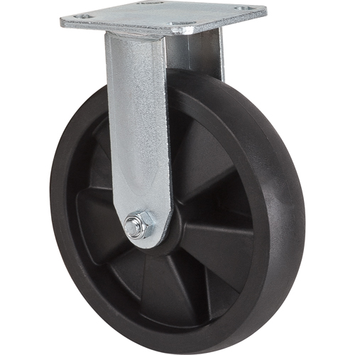 Roulettes haute temp&eacute;rature, Fixe, 8" (203,2 mm), Nylon, 1000 lb (453 kg) Pathway Supply LP