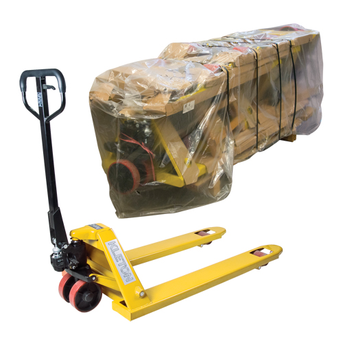 Knocked Down Manual Pallet Trucks, Steel, 48" L x 20.5" W, 5500 lbs. Capacity Pathway Supply LP