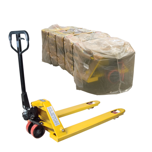 Knocked Down Manual Pallet Trucks, Steel, 48" L x 27" W, 5500 lbs. Capacity Pathway Supply LP