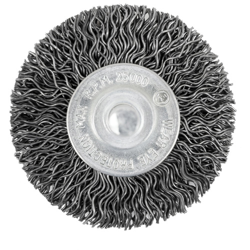 105-2 Shaft Mounted Crimped Radial Brush, 2", .02" Fill Pathway Supply LP