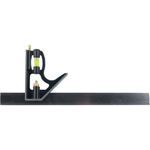 Combination Square, 12" L, Stainless Steel, Plain Pathway Supply LP