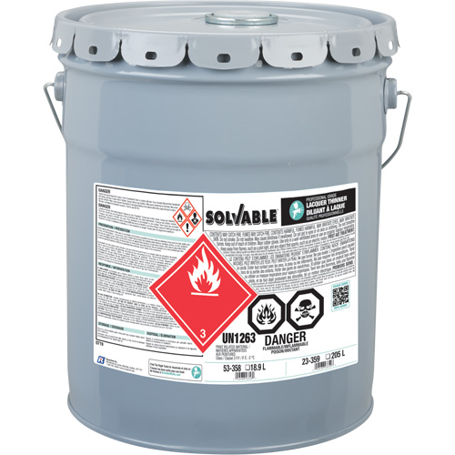 Professional Grade Lacquer Thinner, Pail, 18.9 L Pathway Supply LP